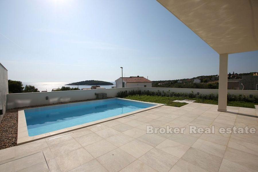 Rogoznica, villa, nybygg, havutsikt