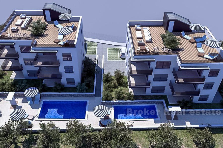 Île de Ciovo, appartements dans le nouveau bâtiment