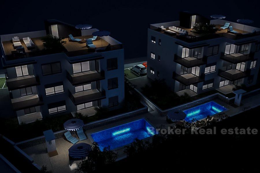 Wyspa Ciovo, apartamenty w nowym budynku