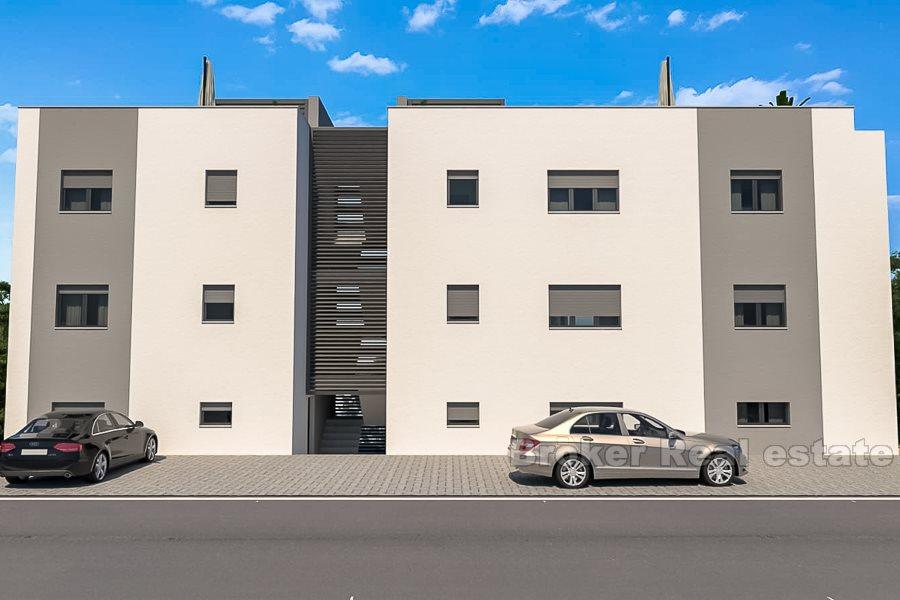 Island of Ciovo, apartments by the sea in new building