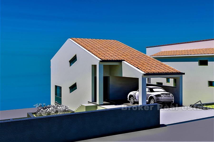 Trogir, stavební pozemek s povolením