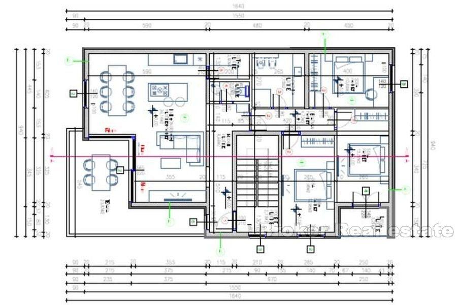 Kastela, nowo wybudowana willa, nowoczesna koncepcja