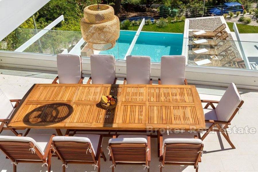 Primosten, villa de luxe en pierre avec piscine