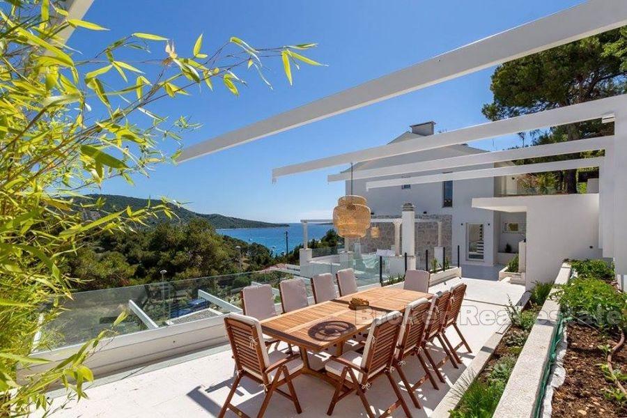 Primosten, villa de luxe en pierre avec piscine