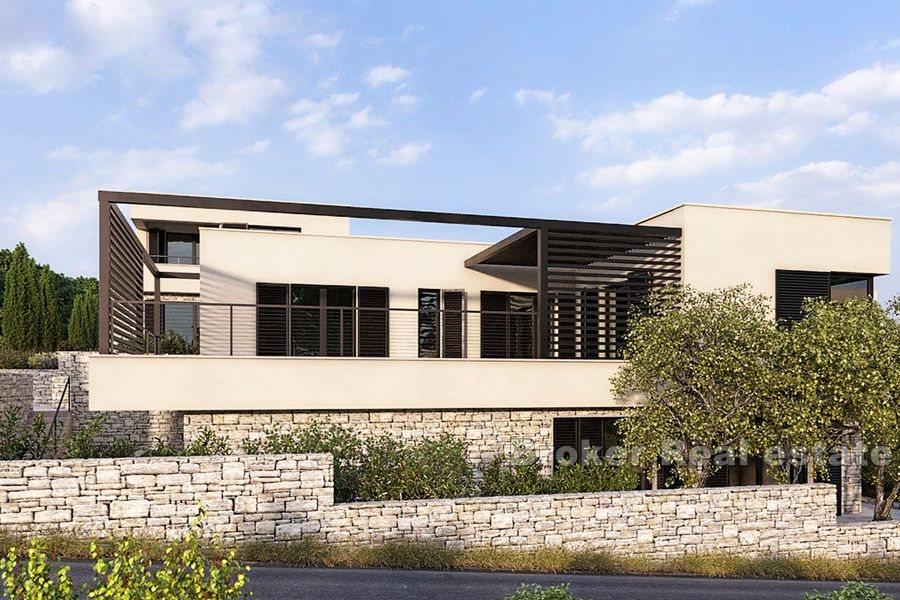 Near Zadar, modern villas with pool