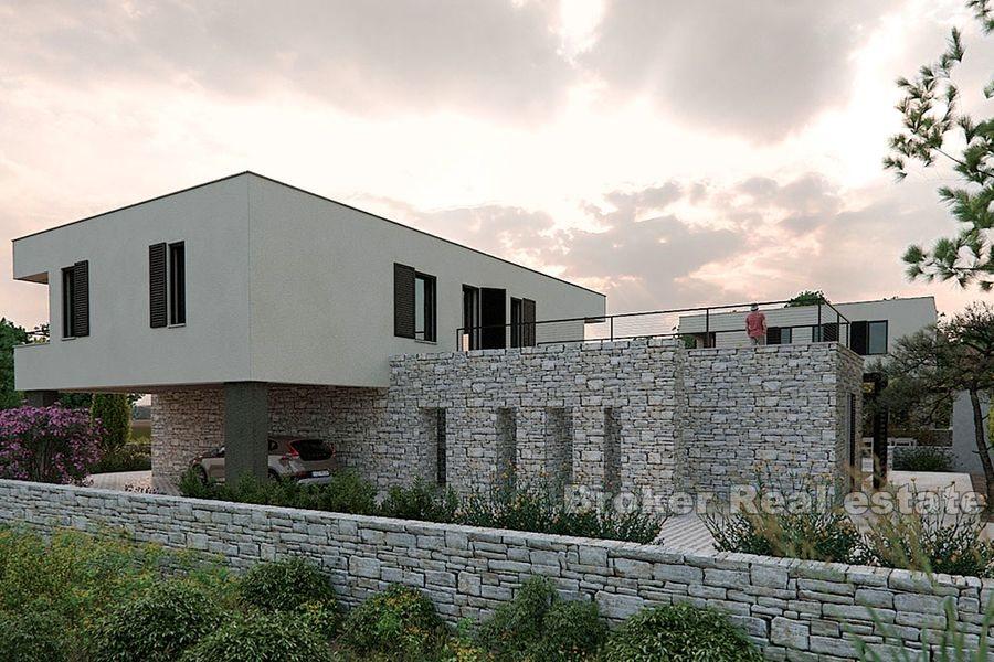 In der Nähe von Zadar moderne Villen mit Pool