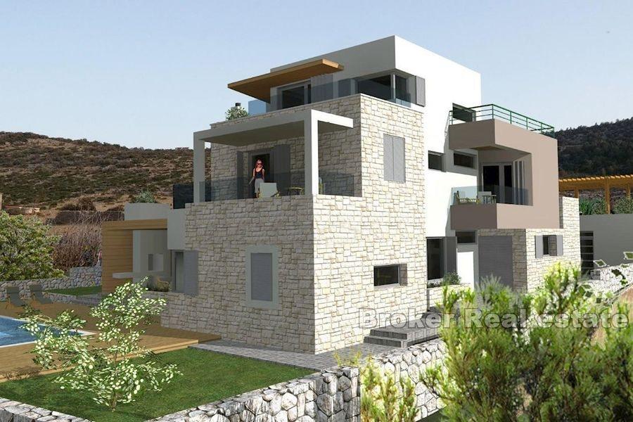 In der Nähe von Zadar, Bauland erste Reihe zum Meer