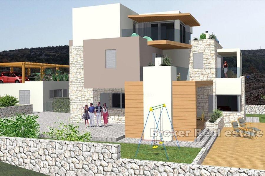 In der Nähe von Zadar, Bauland erste Reihe zum Meer