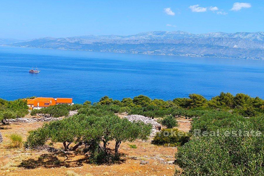 Wyspa Brac - Działka budowlana pod budowę 9 willi z basenami