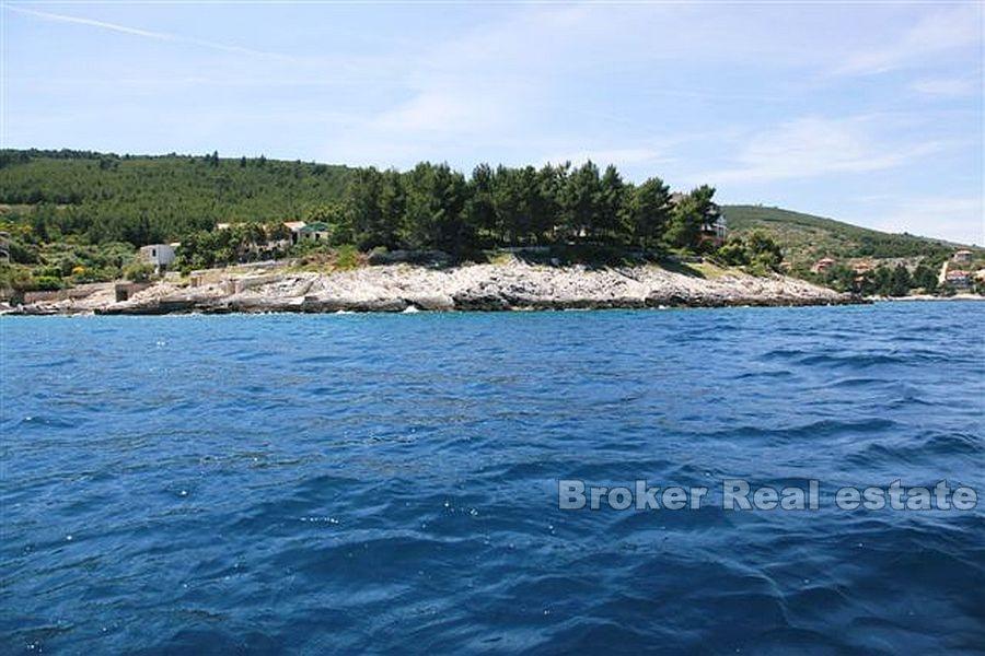 Island of Korcula, building land first row to the sea