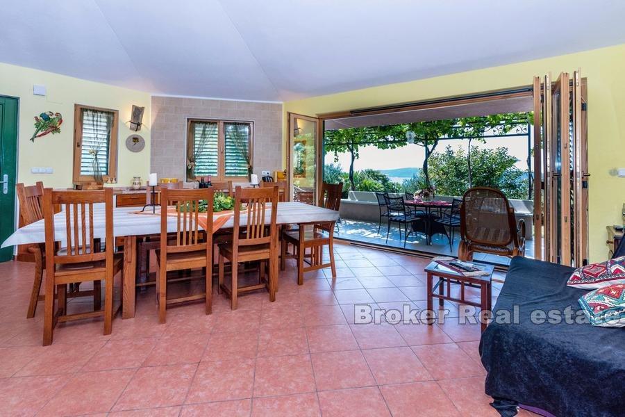 Kastela - Villa med panoramautsikt over havet og øyene