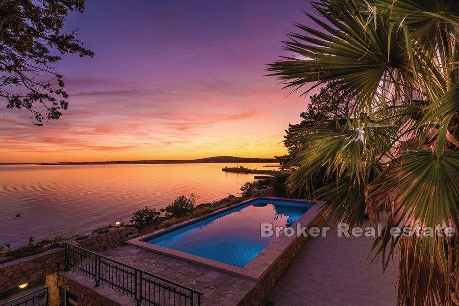 Island of Pag - Newly built villa, first row to the sea