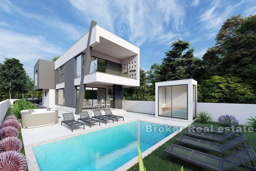 Nära Zadar - Lyxvilla i första raden mot havet