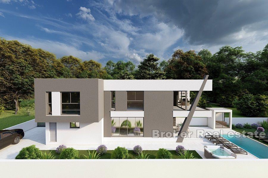 Nära Zadar - Lyxvilla i första raden mot havet