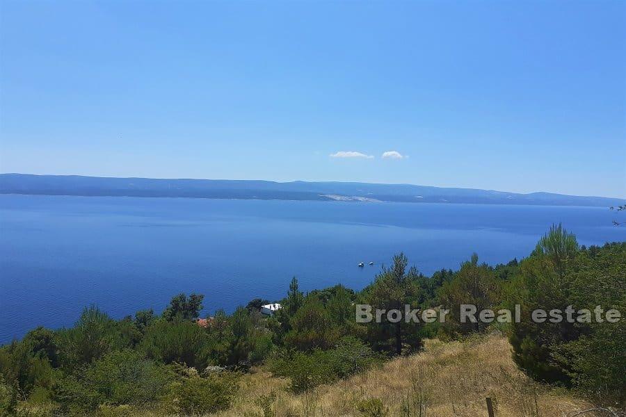 Omis - Działka budowlana z panoramicznym widokiem na morze
