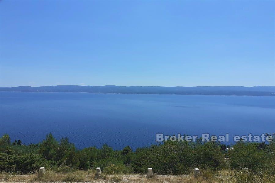 Omis - Działka budowlana z panoramicznym widokiem na morze