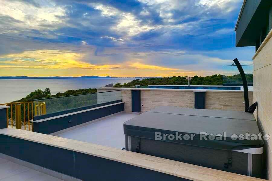 Zadar - Penthouse s bazénem a výhledem na moře