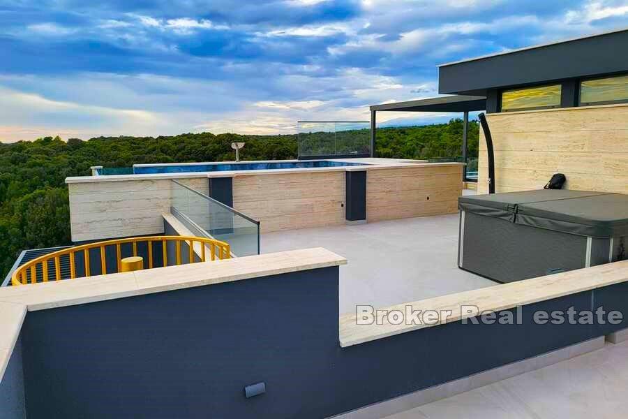 Zadar - Penthouse s bazénem a výhledem na moře