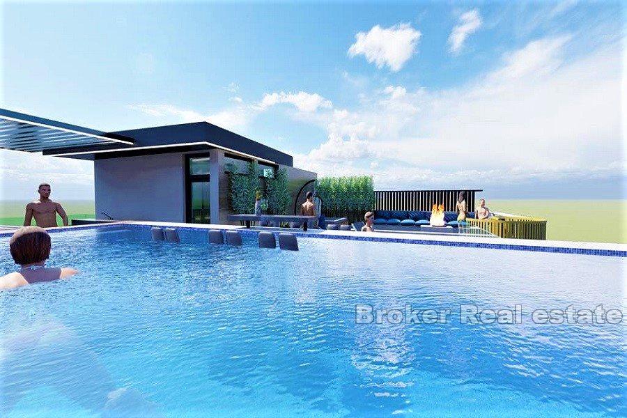 Zadar - Penthouse s bazénem a výhledem na moře