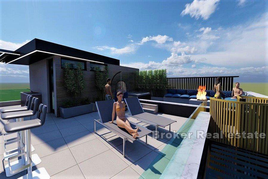 Zadar - Penthouse s bazénem a výhledem na moře