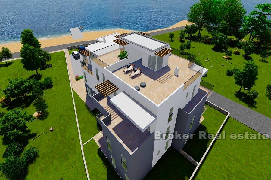 Vodice - Nybygde leiligheter første rad til sjøen