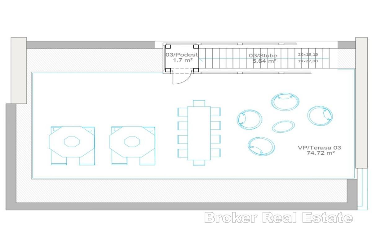 Zadar - Nová vila s bazénem a výhledem na moře