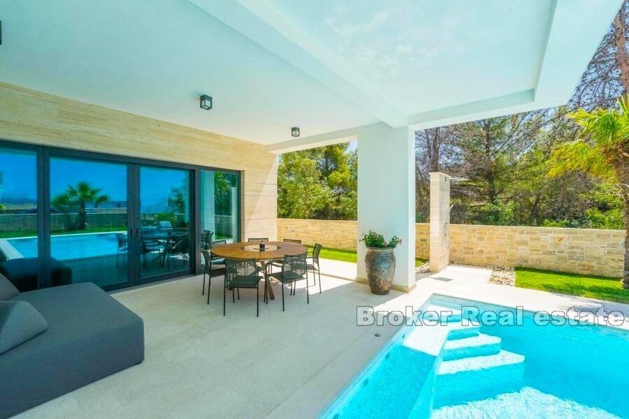 Zadar - Nowa willa z widokiem na morze w pobliżu plaży