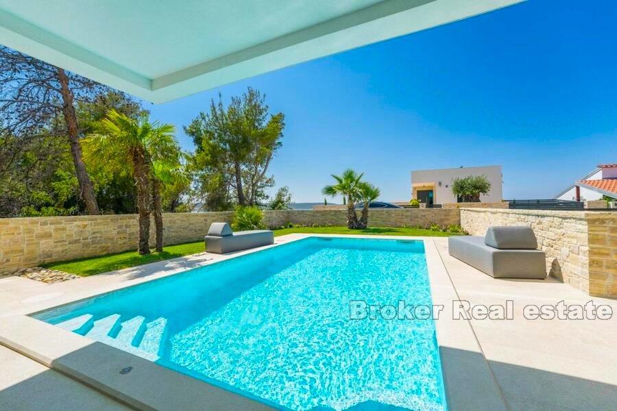 Zadar - Nowa willa z widokiem na morze w pobliżu plaży