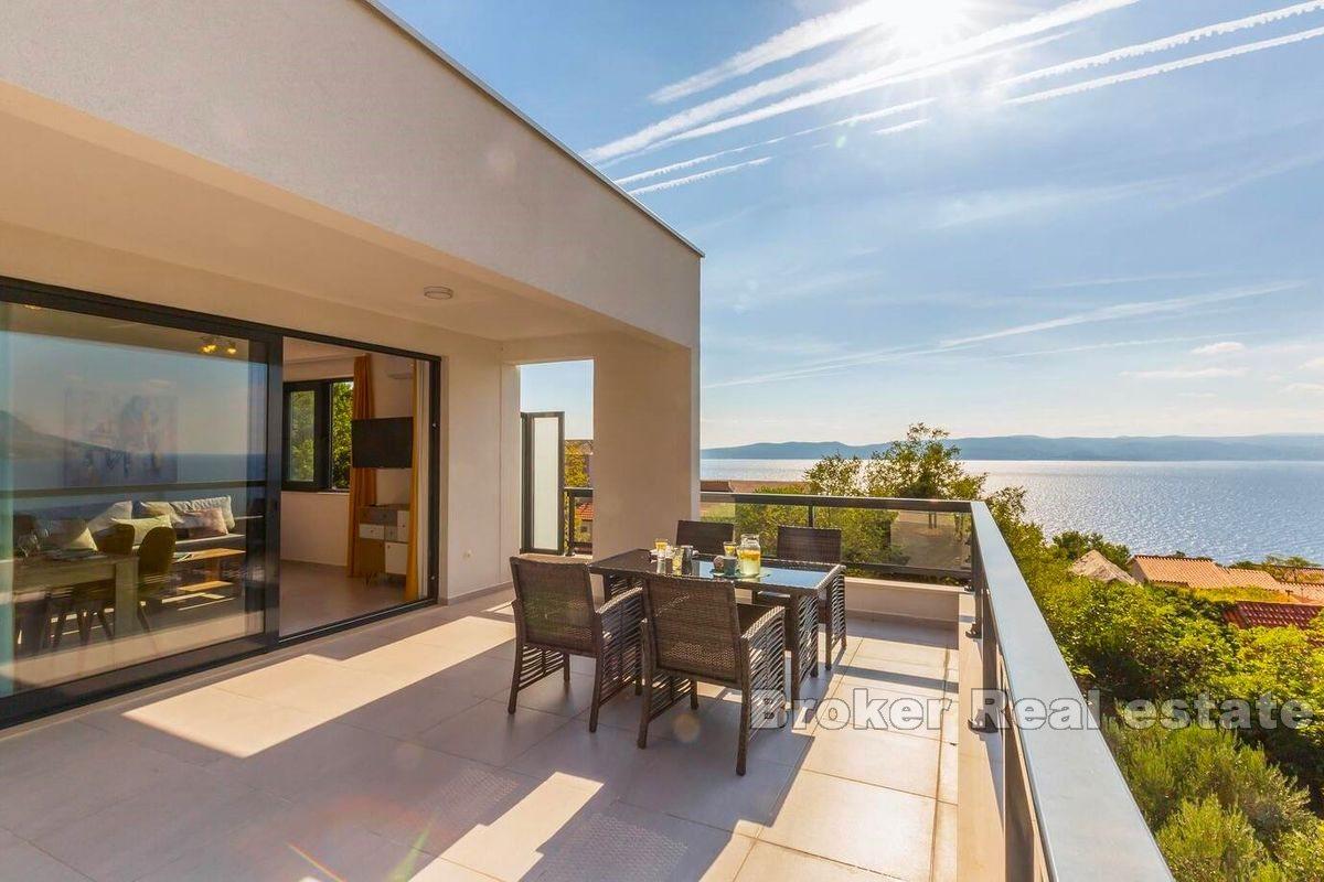 Makarska - Villa med utsikt over havet og fjellene