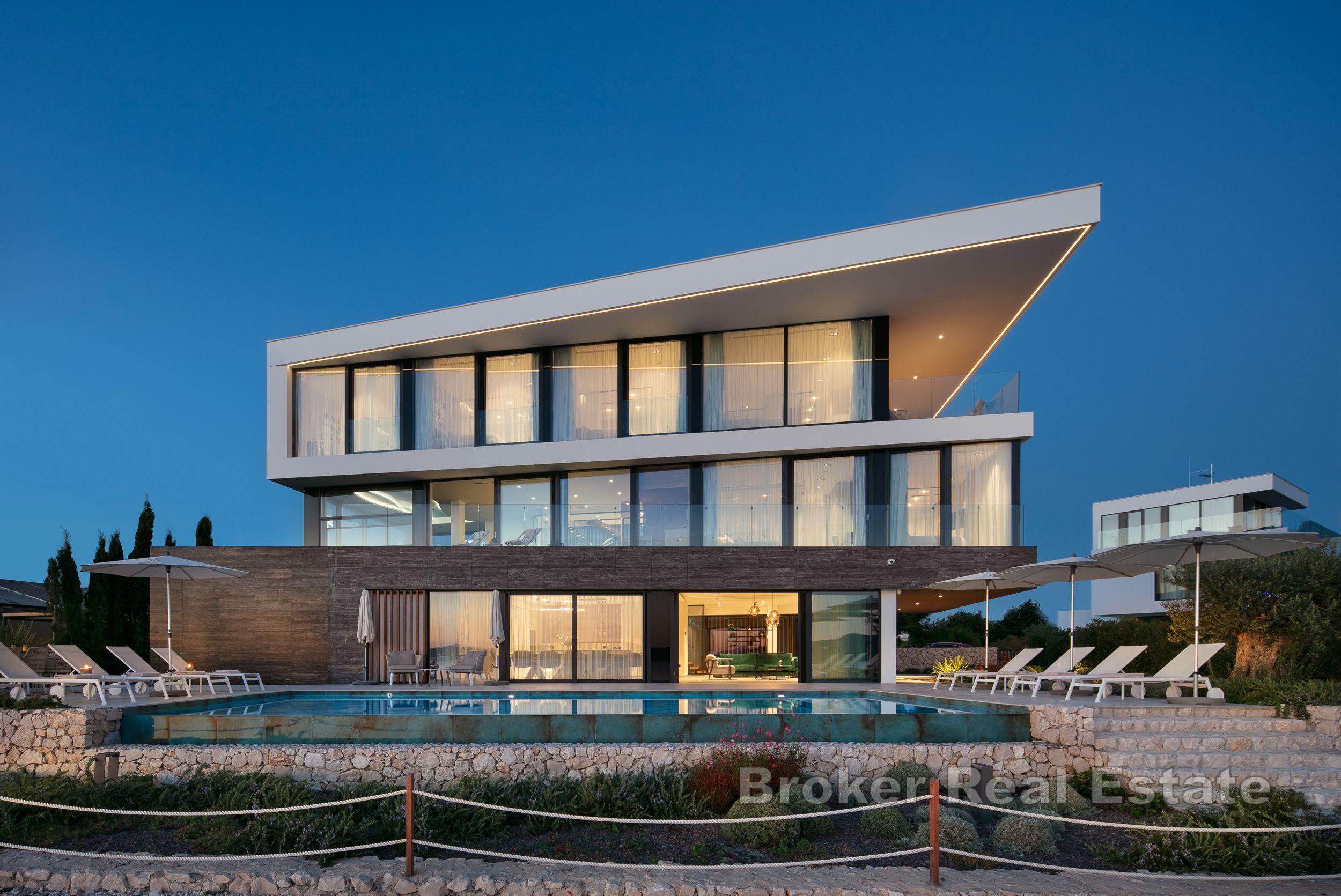 Chorwacja, Zadar - Nowa willa, pierwszy rząd do morza