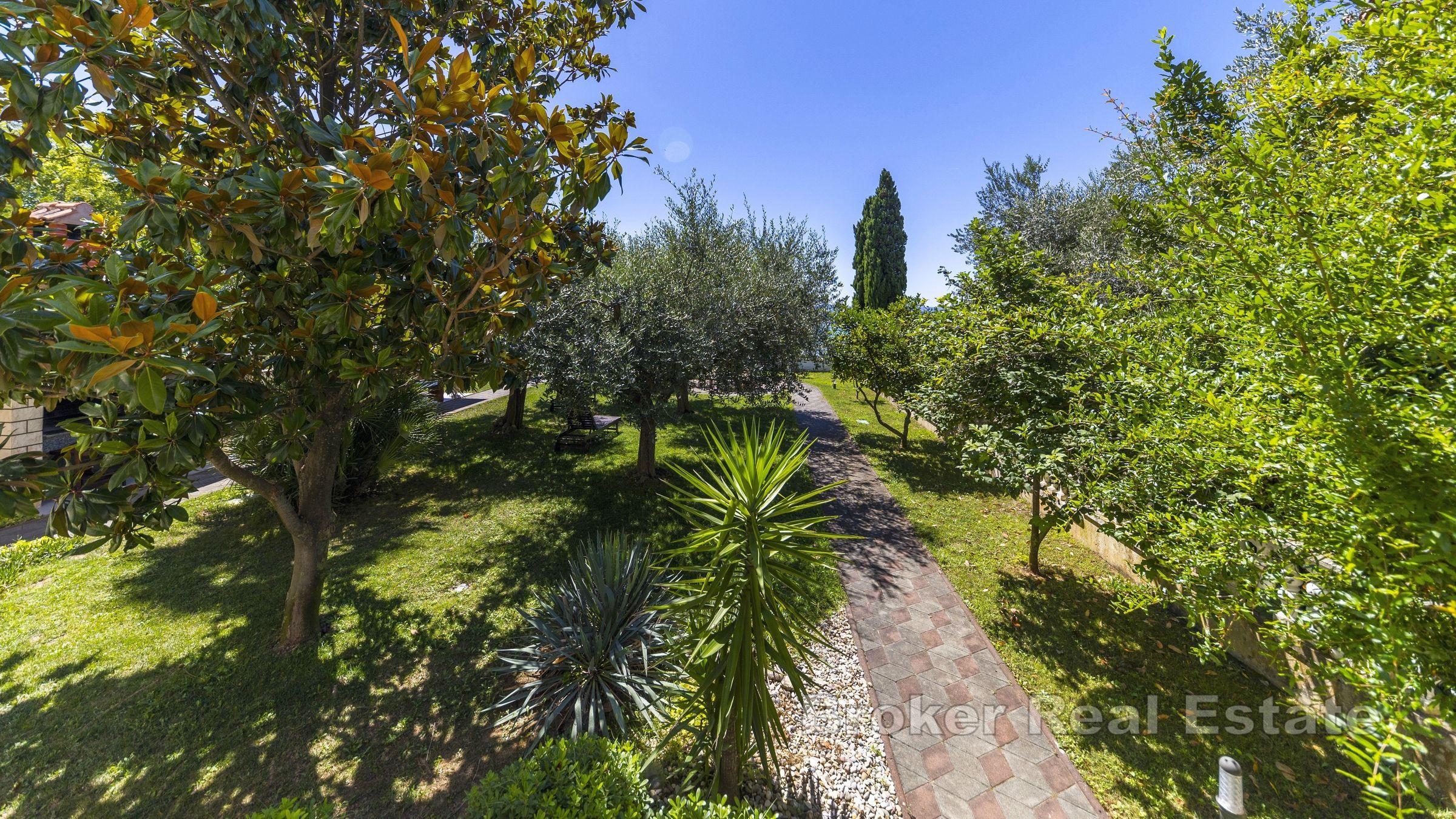 Maison au premier rang de la plage
