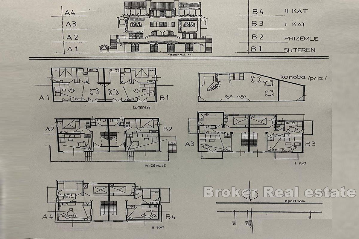 Apartment house by the beach
