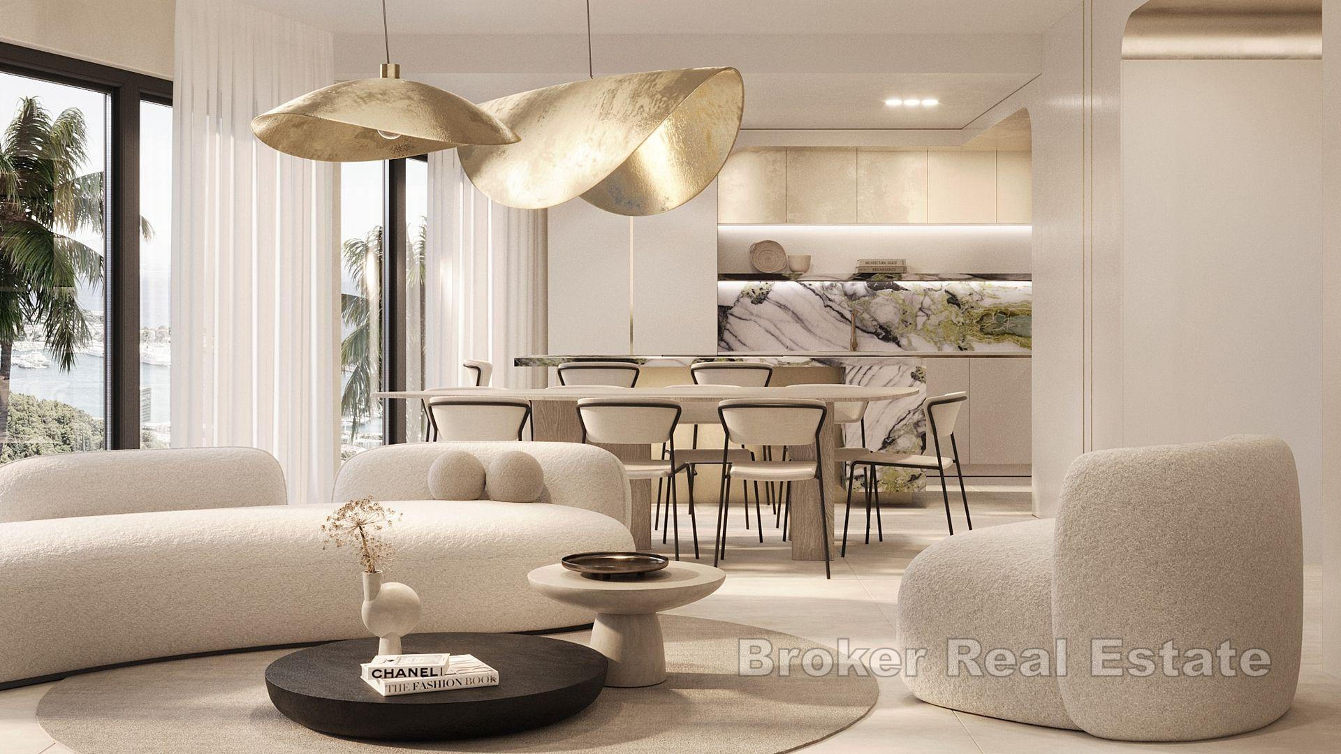 Moderne villa på stranden