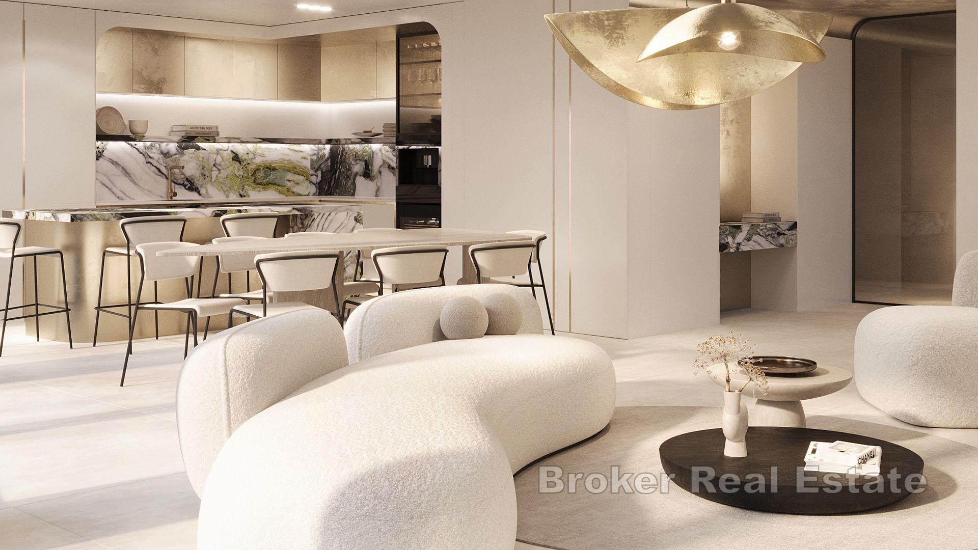 Moderne villa på stranden