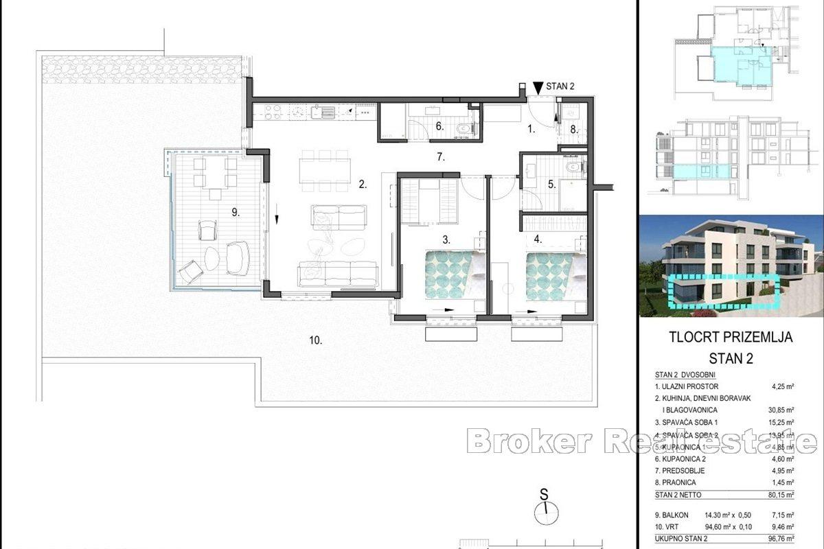 Exclusive apartments with sea view