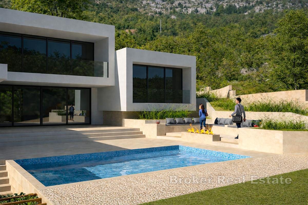 Villa dans un cadre exceptionnel avec vue sur mer et montagne