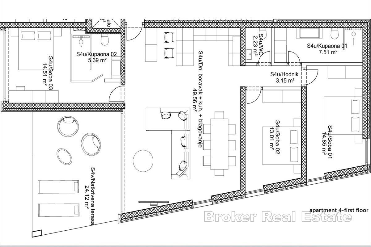 Nuovi appartamenti in prima fila sul mare