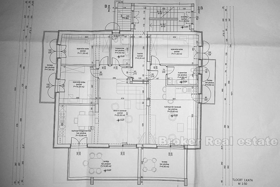 Primosten, newly built apartments