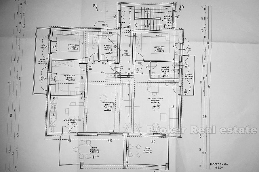 Primosten, newly built apartments