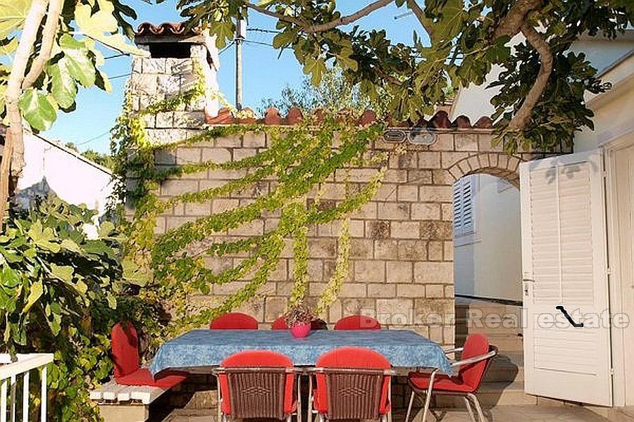 Île de Korcula, maison au bord de la mer