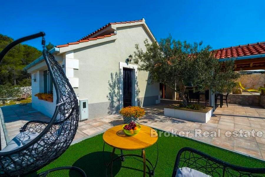 Brač - Rekreační dům s výhledem na moře