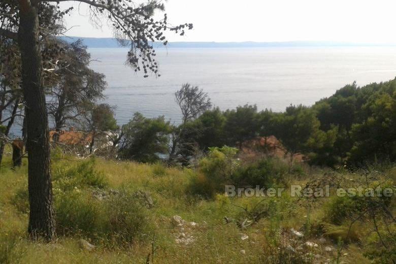 Makarska - Terrain à bâtir avec vue sur la mer