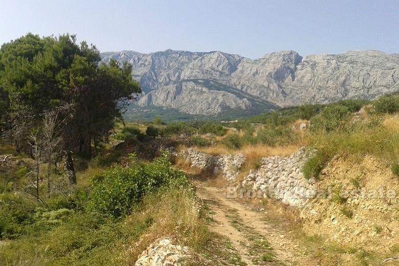 Makarska - Terrain à bâtir avec vue sur la mer