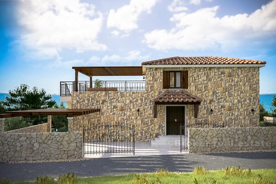 Rogoznica - Nově postavená tradiční vila s bazénem