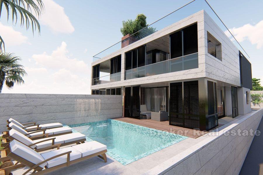 Zadar, dvoupodlažní moderní vila s bazénem
