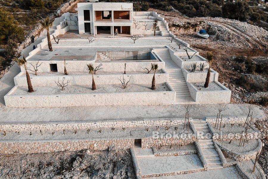 Rogoznica, seafront villa with swimming pool