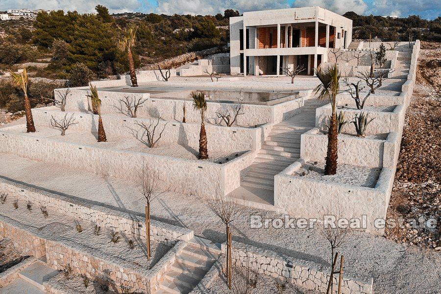 Rogoznica, seafront villa with swimming pool