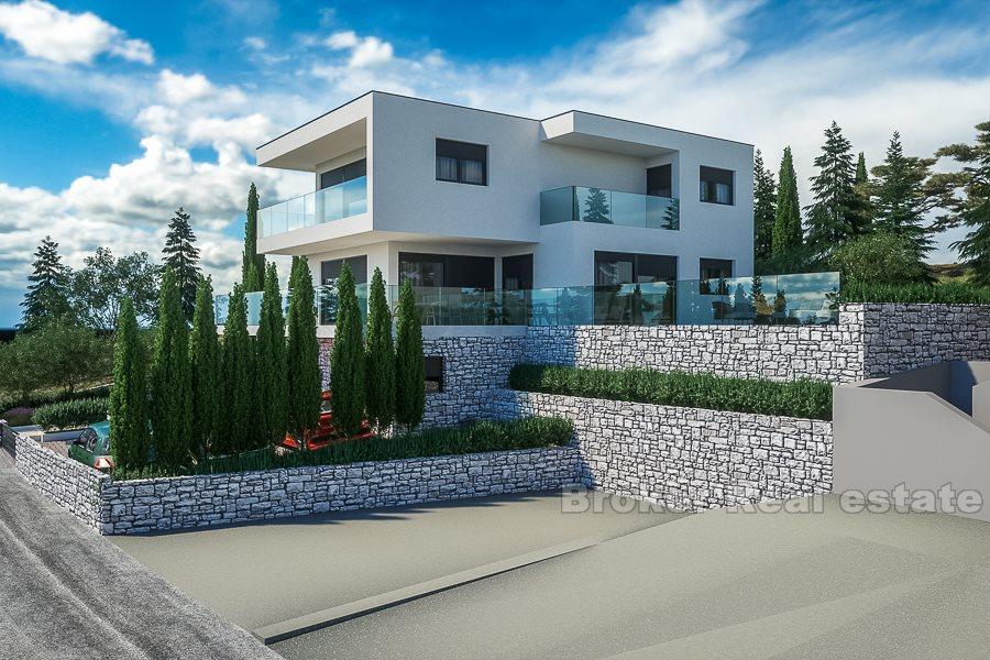 Rogoznica, very attractive, modern villa with swimming pool