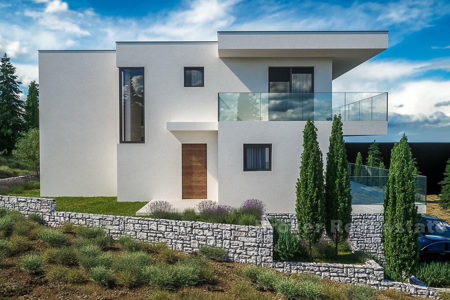 Rogoznica, very attractive, modern villa with swimming pool