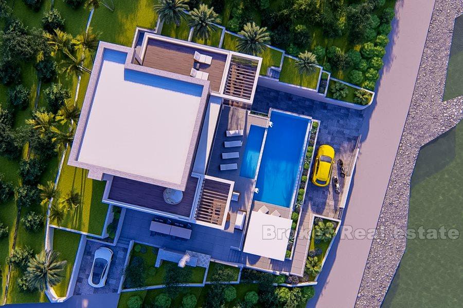 Rogoznica, villa de luxe dans la première rangée de la mer